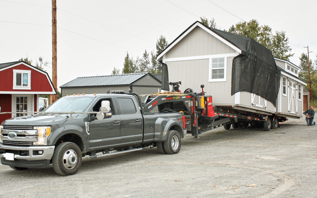 How Your Portable Shed Gets Delivered in the Winter
