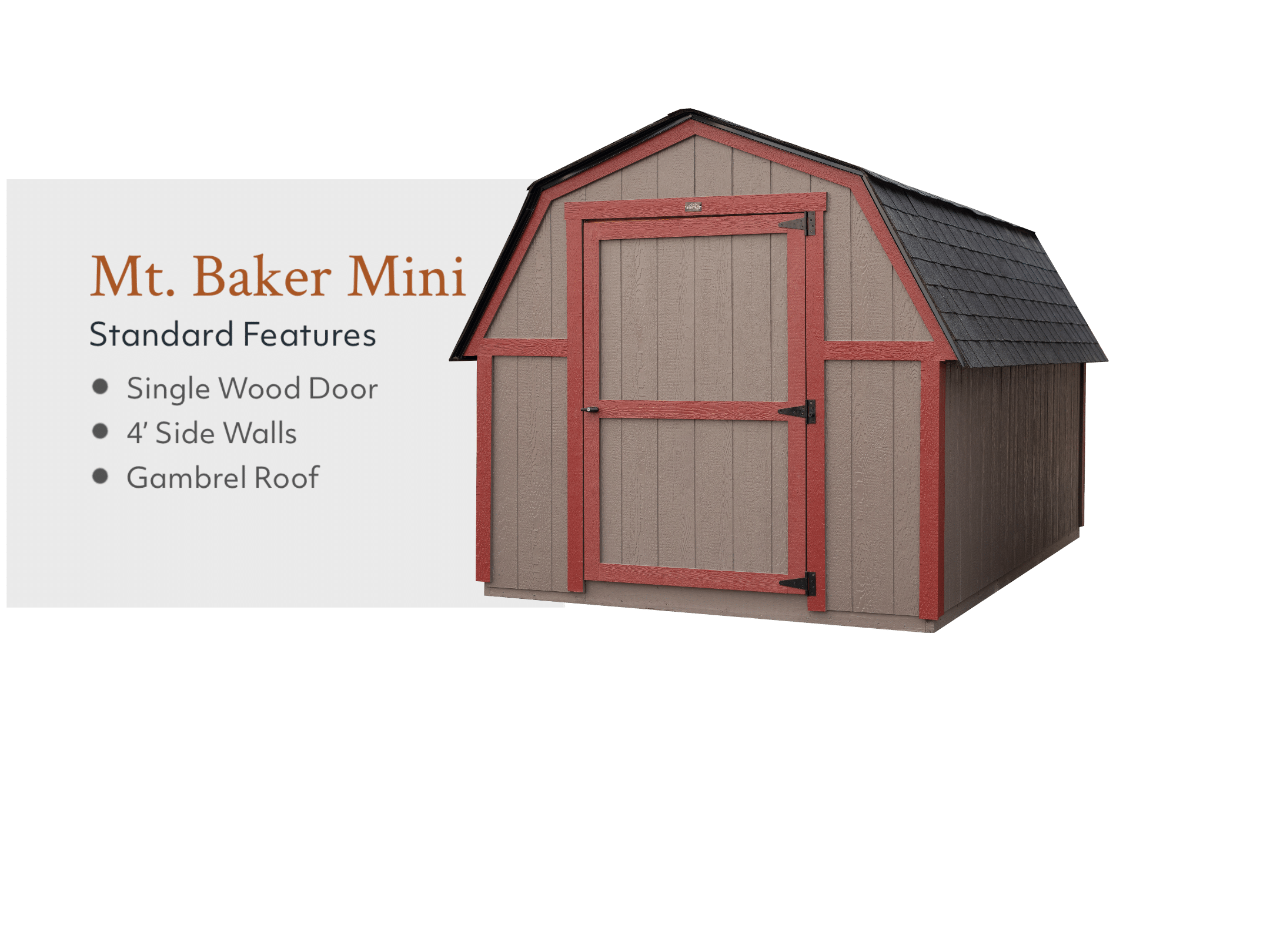 The Mt Baker Mini | Heritage Portable Buildings | Washington