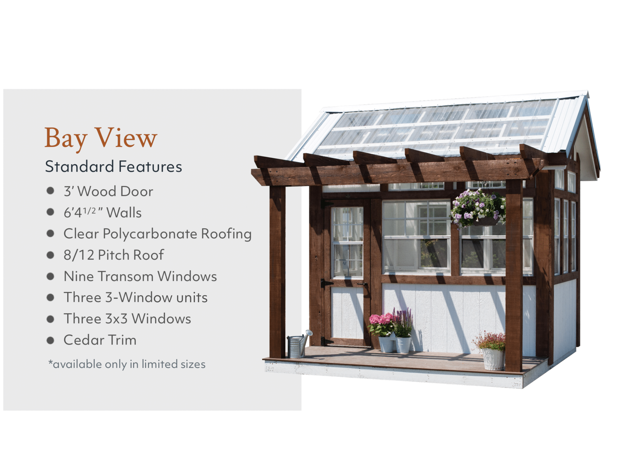 Heritage Portable Building | The Bay View | Garden House